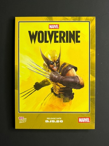 Topps now marvel wolverine - topps,